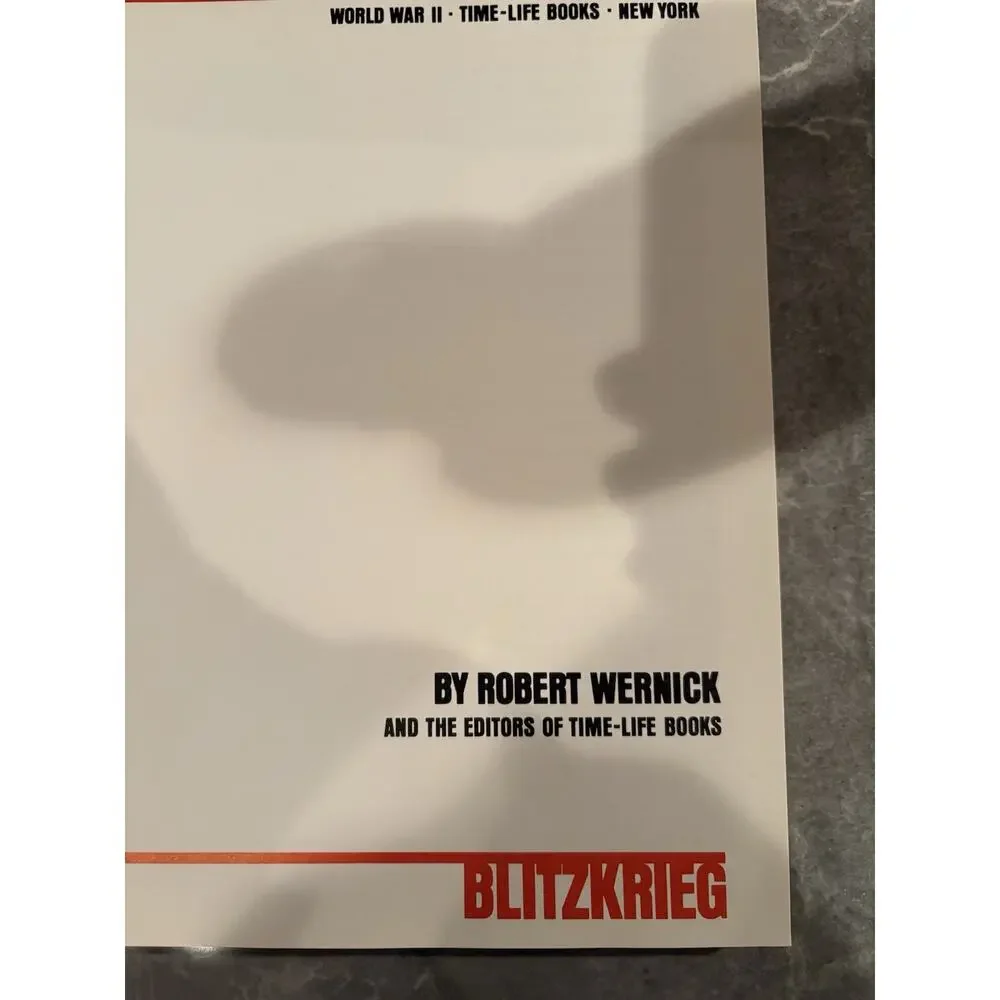 Time-Life Books World War II Blitzkrieg Robert Wernick HC 1976 First Printing